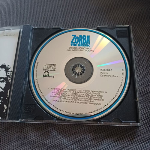 Zorba the Greek CD album soundtrack new by Mikis Theodorakis