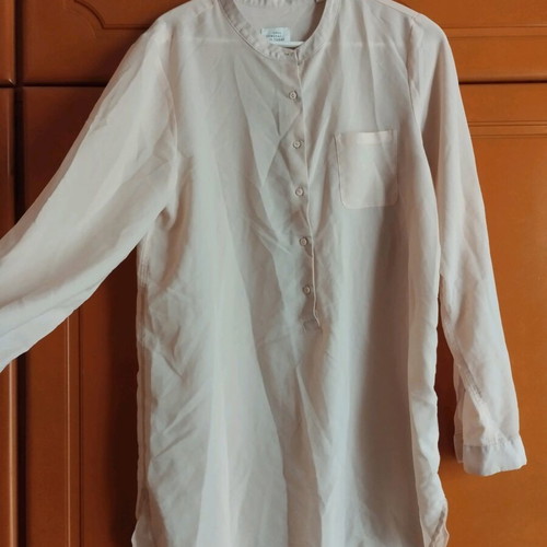 Shirt airy with buttons in soft pink, like new, size L