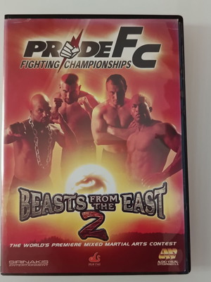 Pride FC: Beasts From The East 2 DVD used, wrestling movie with subtitles