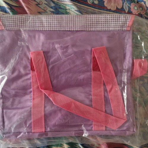 Vintage Peanuts School Bag with Sally Brown and Pink Checkered Cover