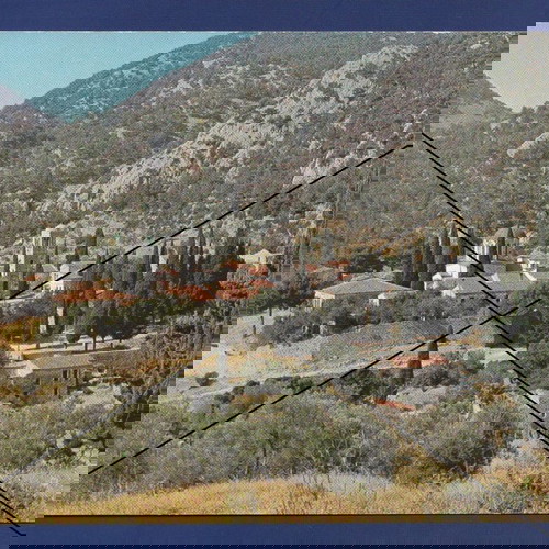 Χίος Η Νέα Μονή καρτ-ποστάλ μεταχειρισμένη με φθορές