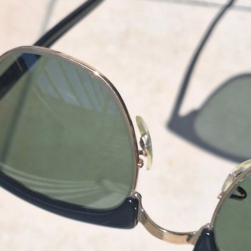 Ray Ban Clubmaster sunglasses G15, made in USA, Bausch and Lomb
