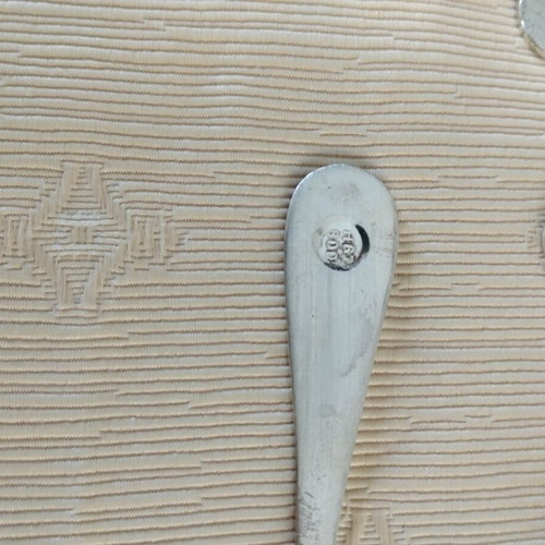 Silver dessert spoons like new, set of 6, 1980s