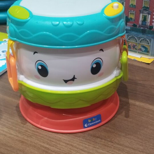 Βρεφικό παιχνίδι Baby Clementoni μουσικό όργανο Activity Baby Drum σαν καινούργιο για 10+ μηνών