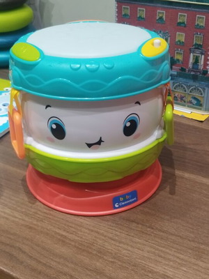 Βρεφικό παιχνίδι Baby Clementoni μουσικό όργανο Activity Baby Drum σαν καινούργιο για 10+ μηνών