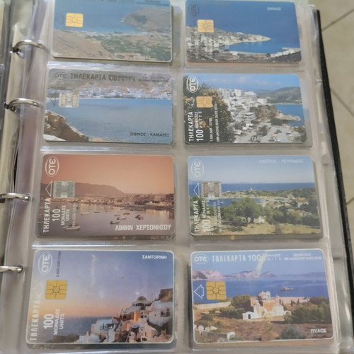 Phone cards like new, two collections with 200 cards