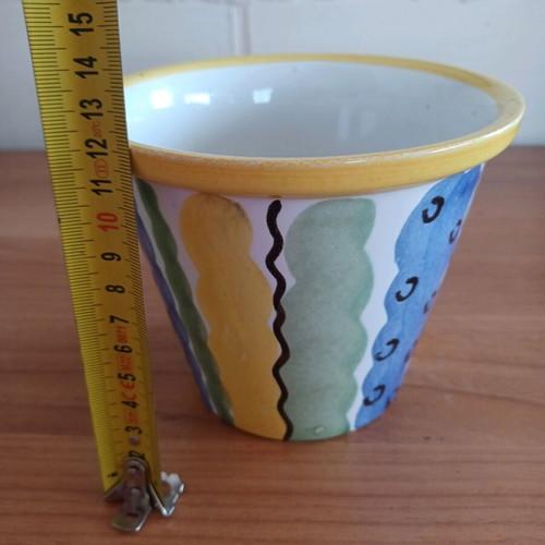 Ceramic flowerpot like new made in West Germany Glaser Keramik