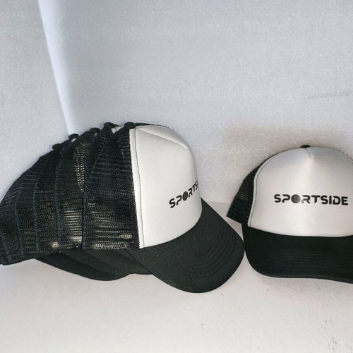 AGV trucker hats new, black and white, set of 9