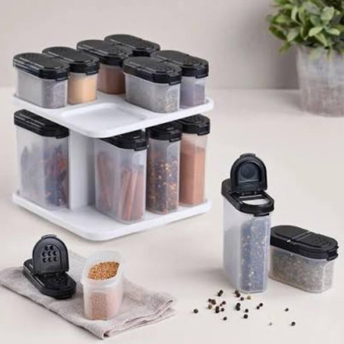 Tupperware spice set 16 pcs with rotating base