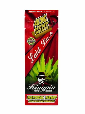 Kingpin Laid Back hemp wraps new with fruity flavors