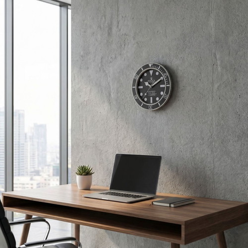 Rolex Submariner wall clock new, analog design