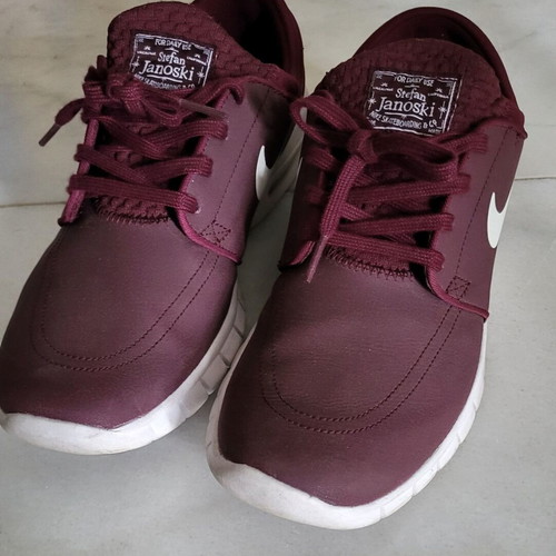 Nike SB Stefan Janoski Max 41 like new, burgundy leather