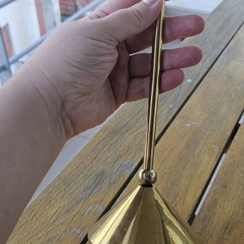 Bronze candlesticks, single or pack
