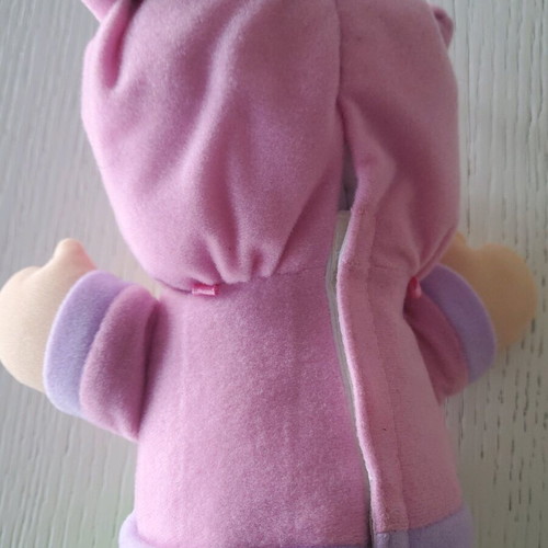 Playskool Hug Me Pink Green Like New with Light and Lullaby Music