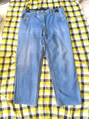 Denim pants used L-XL blue