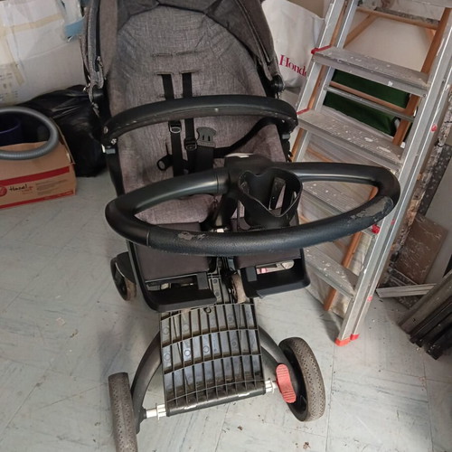 Stokke stroller like new with accessories and second child transport option