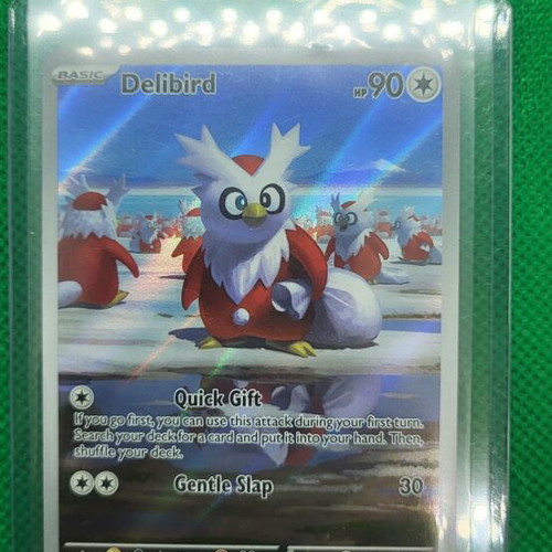 delibird pokemon card Delibird - 032/198 - NM - Holo - Calendar Promo - Pokemon main image 1