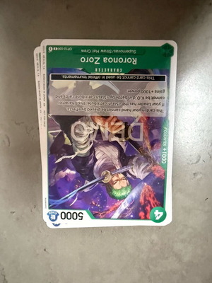 One Piece Card Game pack of 8 collectible cards near mint