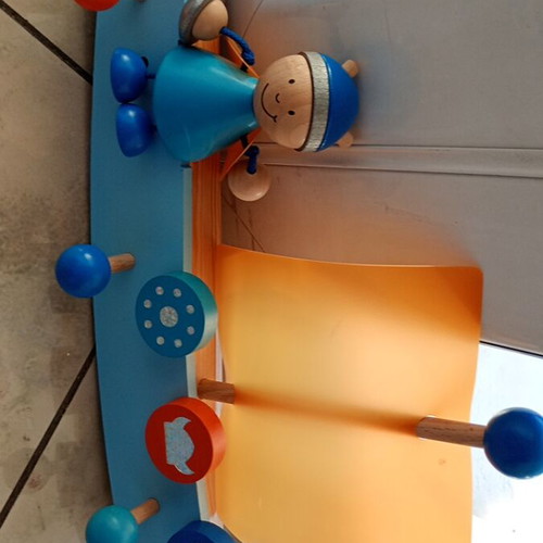 Viking children's hanger like new, wooden for kids' room