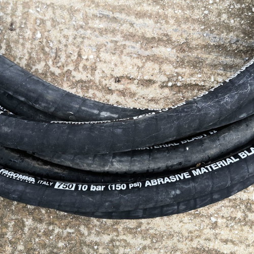 NEW Sandblasting - cement mortar - blasting concrete pipe 20m