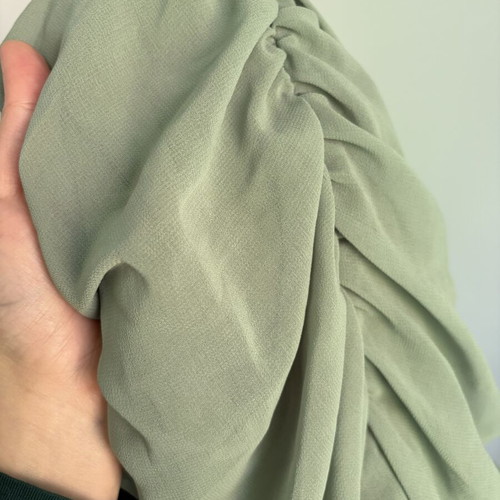 Zara mini dress ruffles size S green like new