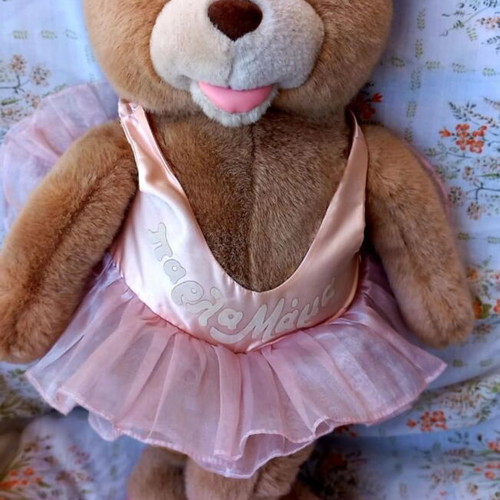 Noel Talking Bear Parlamama like new, 57 cm, 80s vintage