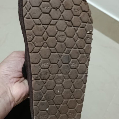 Zara Home brown leather clogs used, size 37