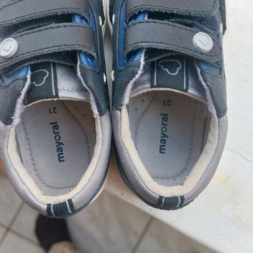 Mayoral baby shoes like new, size 21, blue