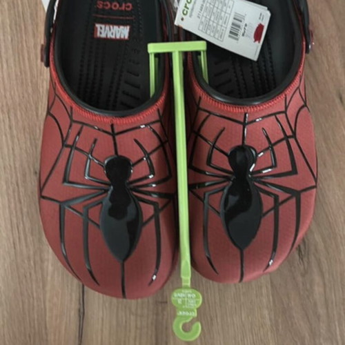 Crocs Spider-Man clogs, red
