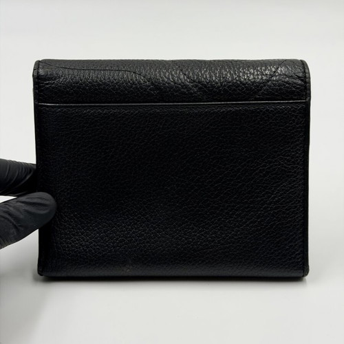 Montblanc leather wallet like new, black