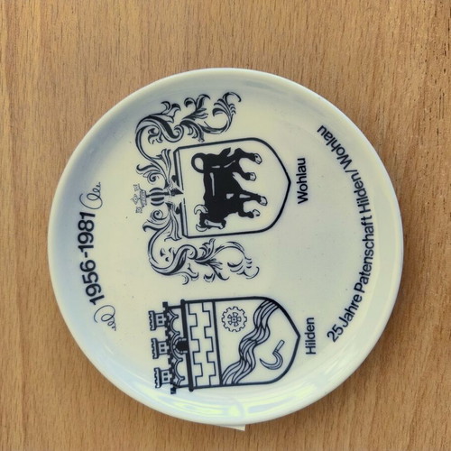 Ceramic coaster, 10 cm diameter