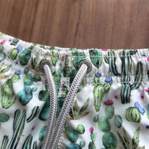 Mc2 St Barth swim shorts for boy 4 years like new, white and green