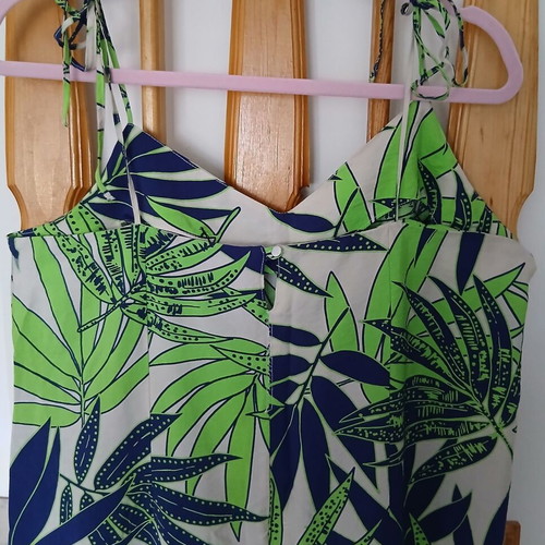 Roman summer jumpsuit UK16, new, tropical print