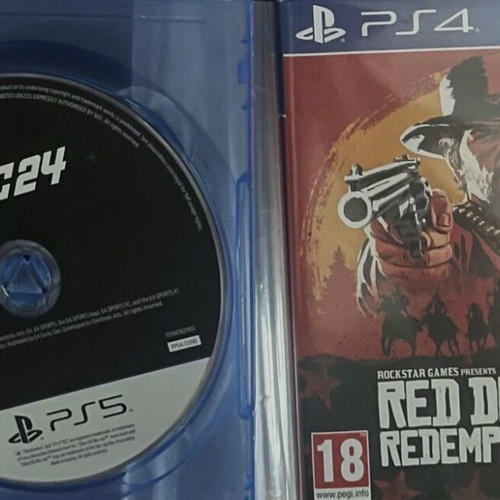 PlayStation 5 like new with Red Dead Redemption 2 and EA Sports FC 24