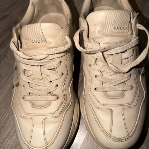 Gucci sneakers used, size 38, beige multicolor athletic