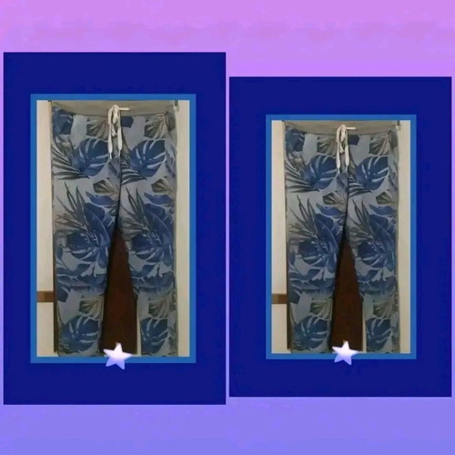 Pants pack of 2, blue and dark green, like new, size XL