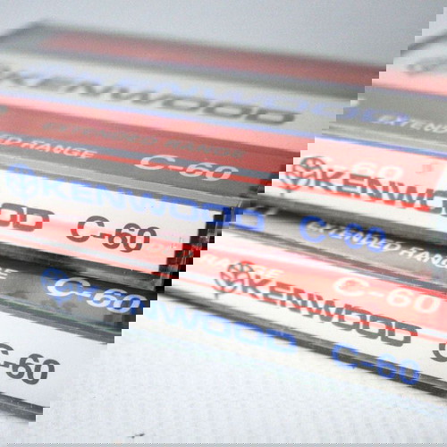 Kenwood ER C-60 κασέτες 2 τεμάχια vintage 80's σφραγισμένες καινούργιες