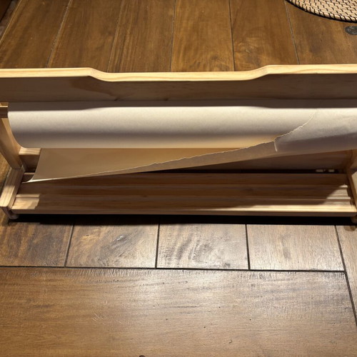 Drawing paper holder wooden IKEA like new