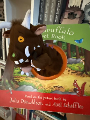 The Gruffalo Puppet Book used, English children's book with hand puppet