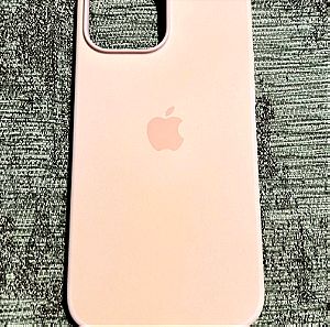 Αυθεντική Apple Silicone Case with MagSafe Chalk Pink  για iPhone 13 Pro Max