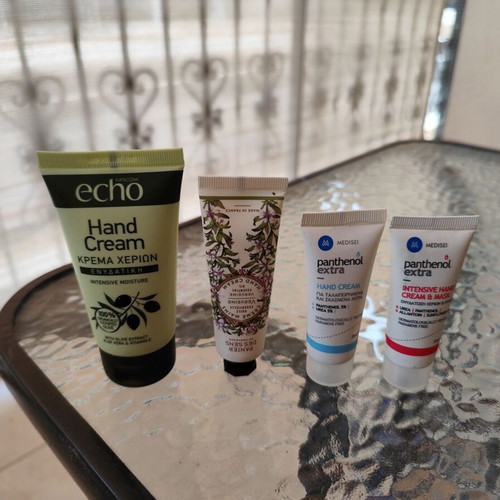Hand and nail creams new, all together