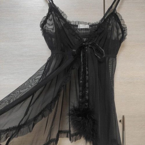 Brand new - Oysho - Babydoll lingerie camisole sexy top bralette Vintage / διαφανές νεγκλιζέ τούλινο