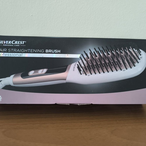 Electric hair straightening brush like new