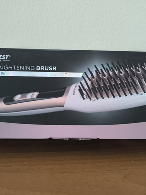Electric hair straightening brush like new