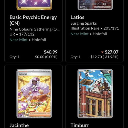 Pokemon card collection new