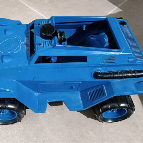 Action Man figures and vehicle used