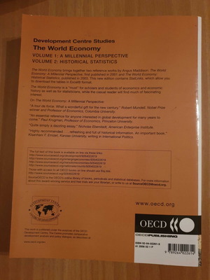 The World Economy by Angus Maddison like new, academic book