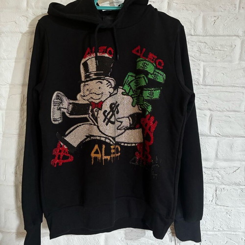 Philipp Plein black hoodie sweatshirt like new
