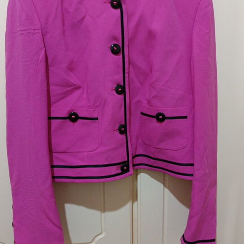 Jacket like new, black and pink, size XL