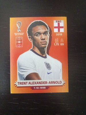 Κάρτα Trent Alexander-Arnold καινούργια από το World Cup 2022